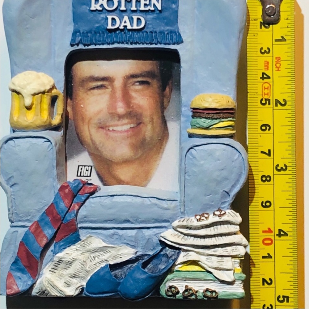 Spoiled Rotten Dad Photo Frame - Blue - Picture 3 of 4
